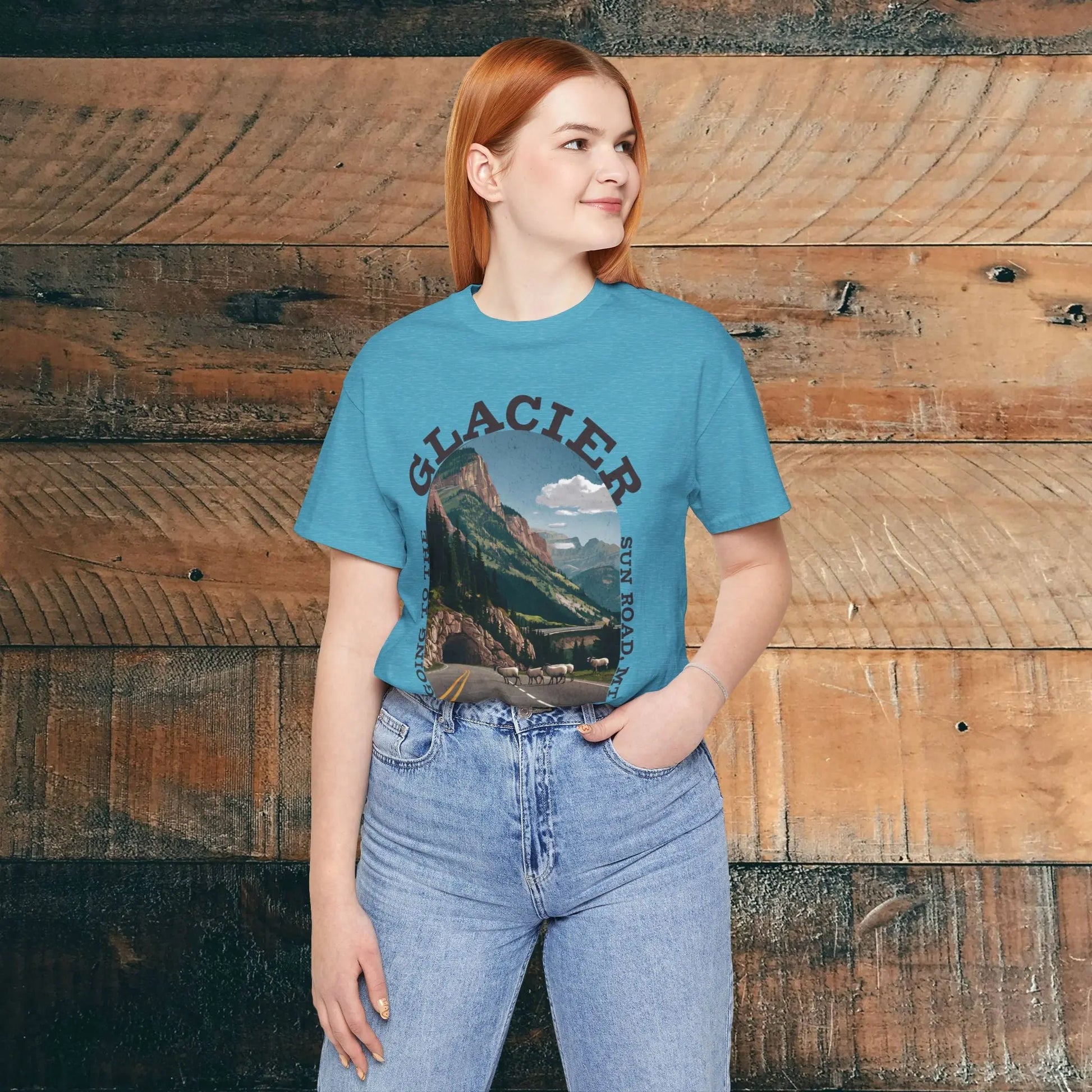 Glacier National Park Unisex Fit T-Shirt Going To The Sun Road Montana - Park Service Apparel