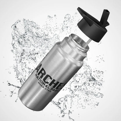 Arches National Park Insulated Water Bottle Tumbler 32oz Seek The Stars - Park Service Apparel