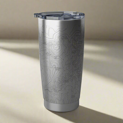 Mount Washington Presidential Region Topographic Tumbler 20oz Printify