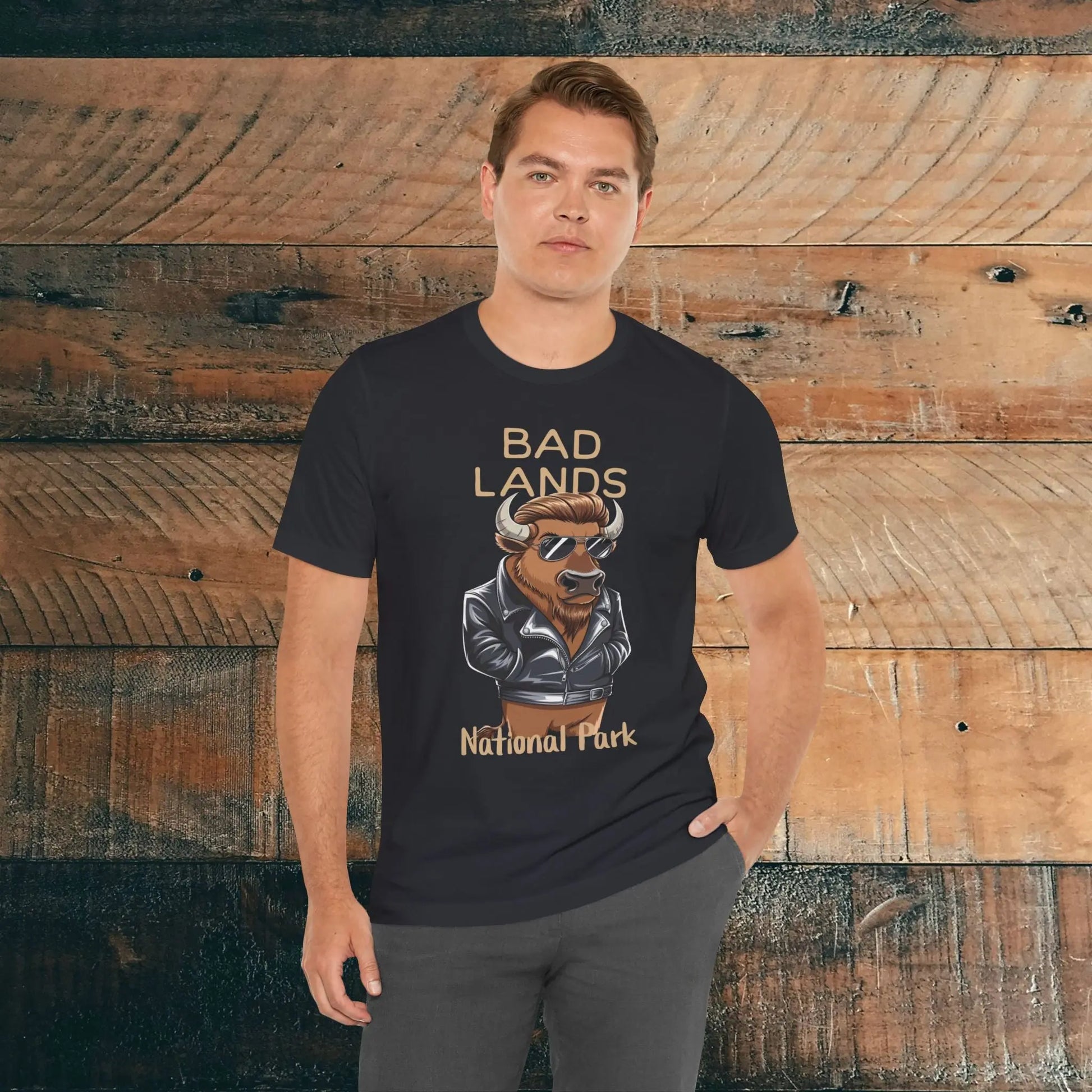 Badlands National Park Bad Lands Buffalo Unisex Fit Soft T-shirt - Park Service Apparel