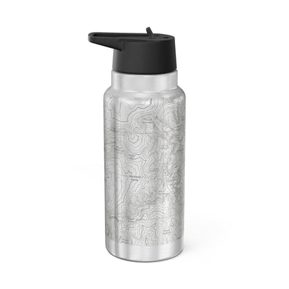 Mount Washington Topographic Insulated Water Bottle Tumbler 32oz Printify