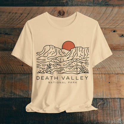 Death Valley National Park Desert Lines Unisex Fit Soft T-Shirt - Park Service Apparel