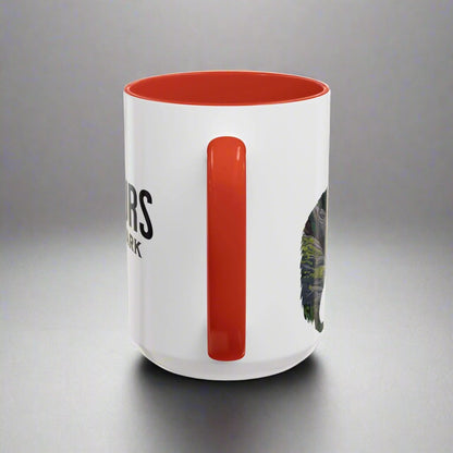 Voyageurs National Park Accent Coffee Mug 11oz 15oz Minnesota Wolf Blue Black Pink Red Outdoor Inspired Printify
