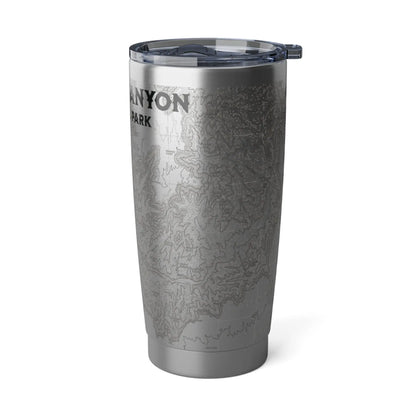 Grand Canyon National Park Topographic Tumbler 20oz Spill Resistant Lid - Park Service Apparel