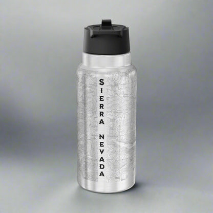 Kings Canyon National Park Topographic Insulated Water Bottle Tumbler 32oz