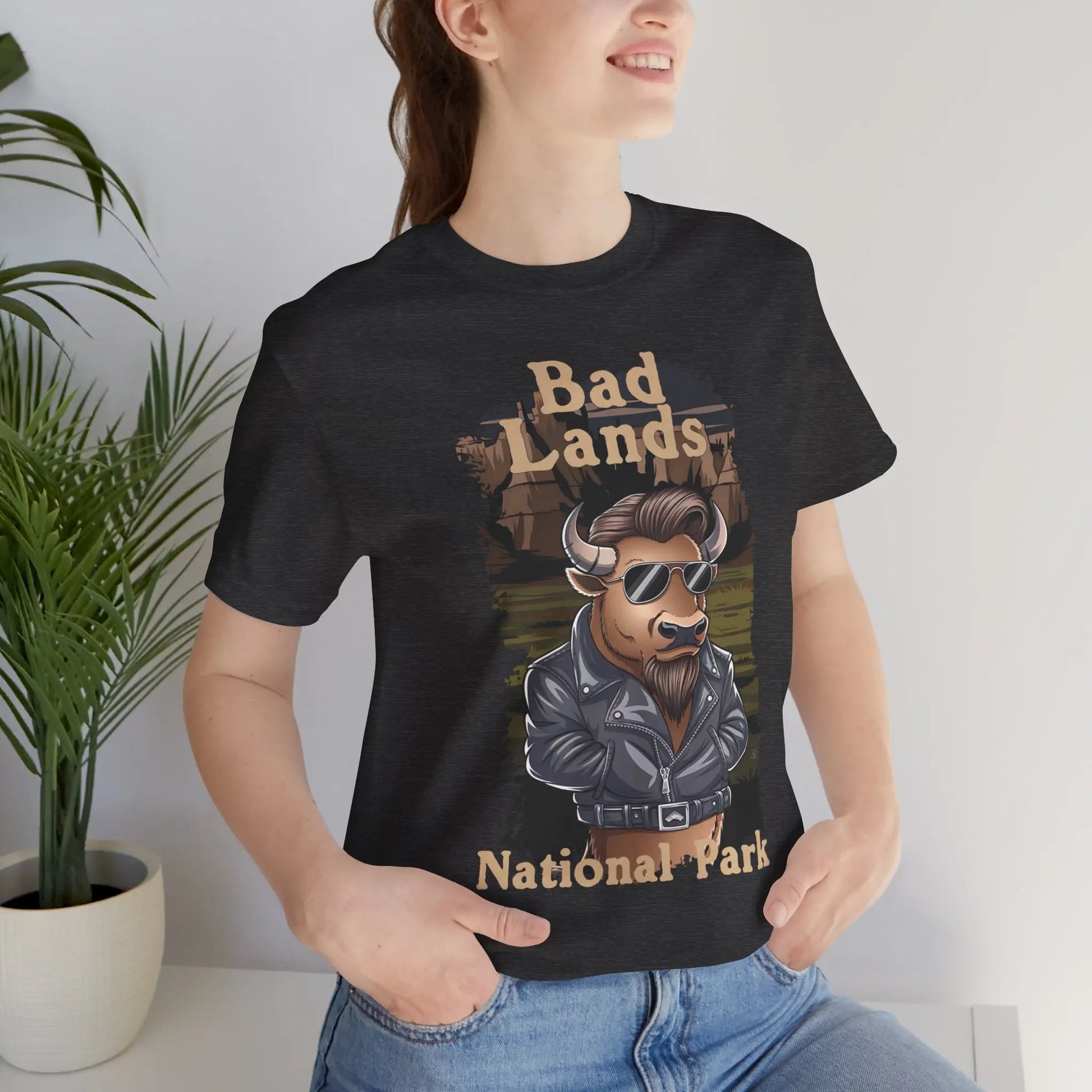 Bad Buffalo Badlands National Park Unisex Fit Soft T-shirt - Park Service Apparel