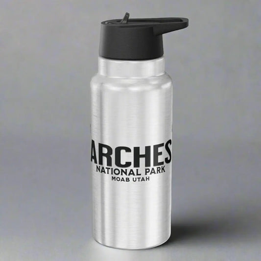 Arches National Park Insulated Water Bottle Tumbler 32oz Seek The Stars - Park Service Apparel