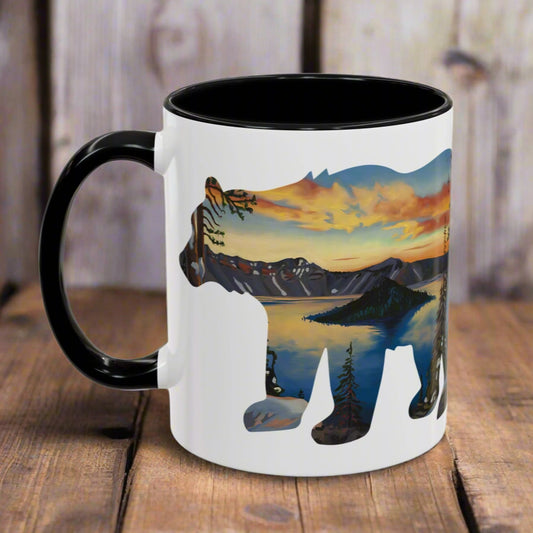 Crater Lake Colored Coffee Mug 11oz 15oz National Park Cup Printify