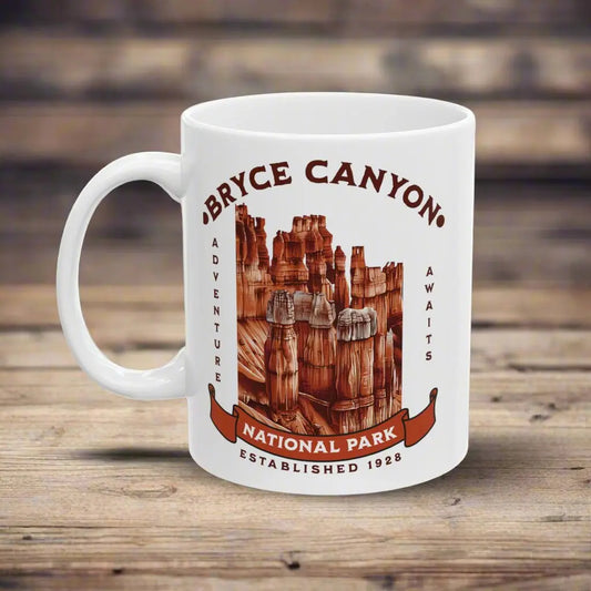 Bryce Canyon National Park Scenic Ceramic Mug (11oz,15oz) Dishwasher Safe - Park Service Apparel