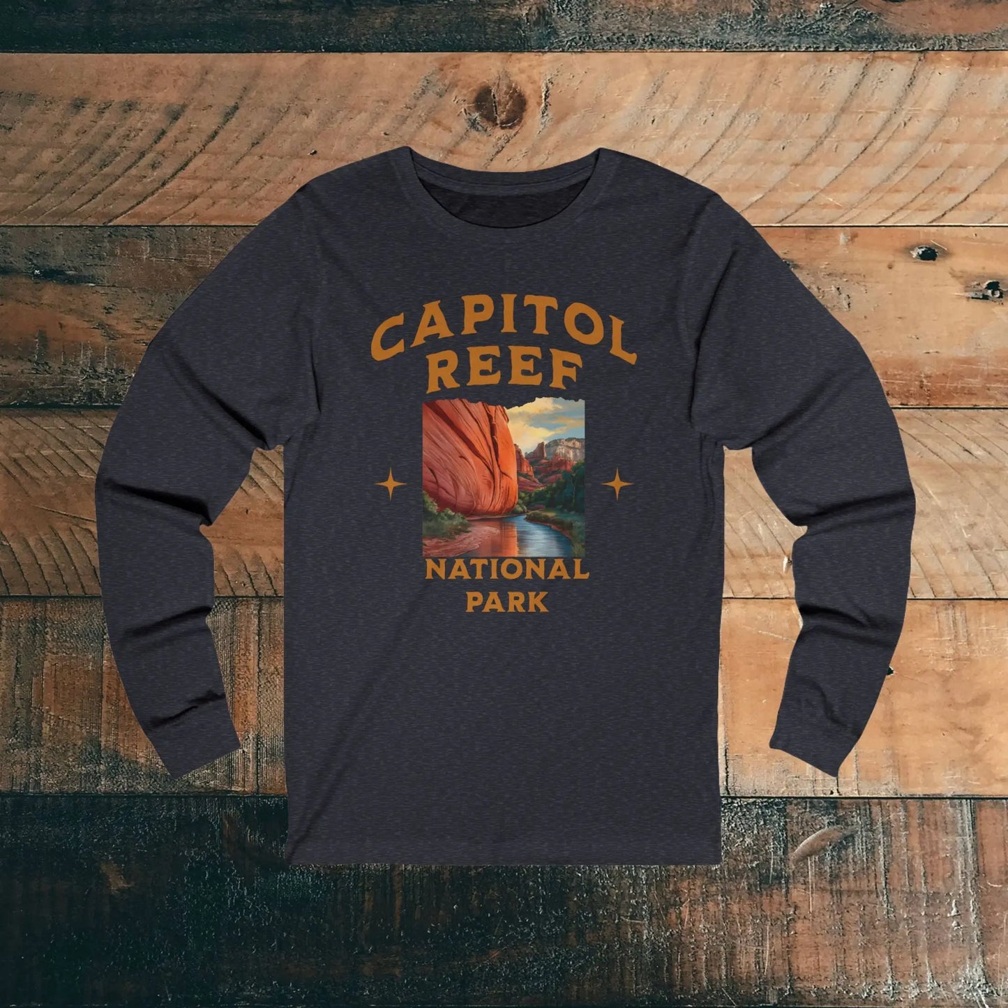 Capitol Reef National Park Unisex Fit Long Sleeve T-shirt Utah - Park Service Apparel