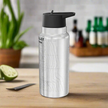 Death Valley National Park Badwater Basin Topographic Insulated Water Bottle Tumbler 32oz - Park Service Apparel