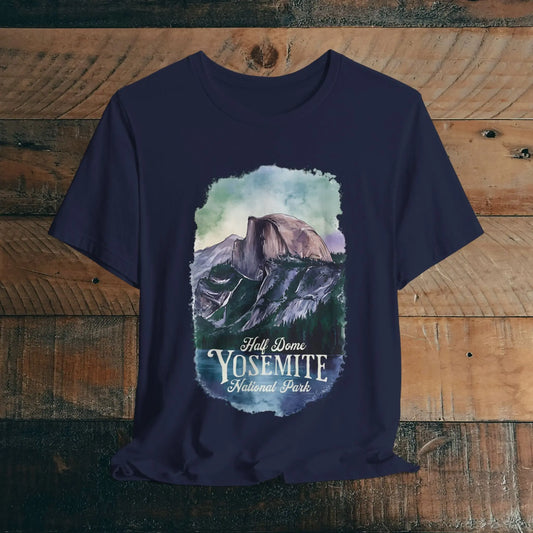 Half Dome Yosemite National Park Unisex Fit Soft T-shirt Nature Tee - Park Service Apparel