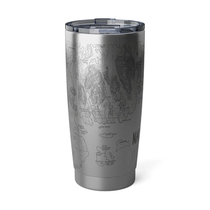 Acadia National Park Topographic Tumbler 20oz  Spill Resistant Lid Coastal Maine - Park Service Apparel
