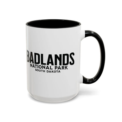 Badlands National Park Accent Coffee Mug 11oz 15oz Blue Black Pink Red Outdoor Inspired Ceramic Mug - Park Service Apparel