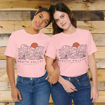 Death Valley National Park Desert Lines Unisex Fit Soft T-Shirt - Park Service Apparel