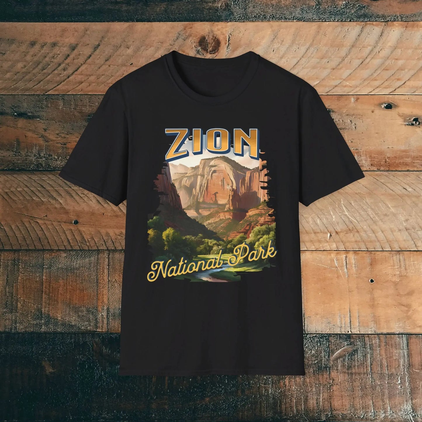 Zion National Park Unisex Fit Scenic T-Shirt Cotton Printify