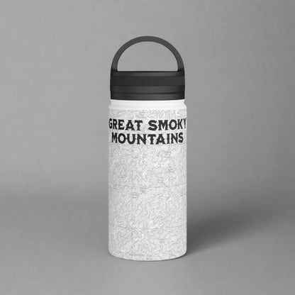 Great Smoky Mountains National Park Stainless Steel Water Bottle Handle Lid (3 Sizes, 3 Lid Options) Appalachian Trail Clingmans Dome - Park Service Apparel