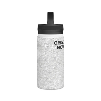 Great Smoky Mountains National Park Stainless Steel Water Bottle Handle Lid (3 Sizes, 3 Lid Options) Appalachian Trail Clingmans Dome - Park Service Apparel