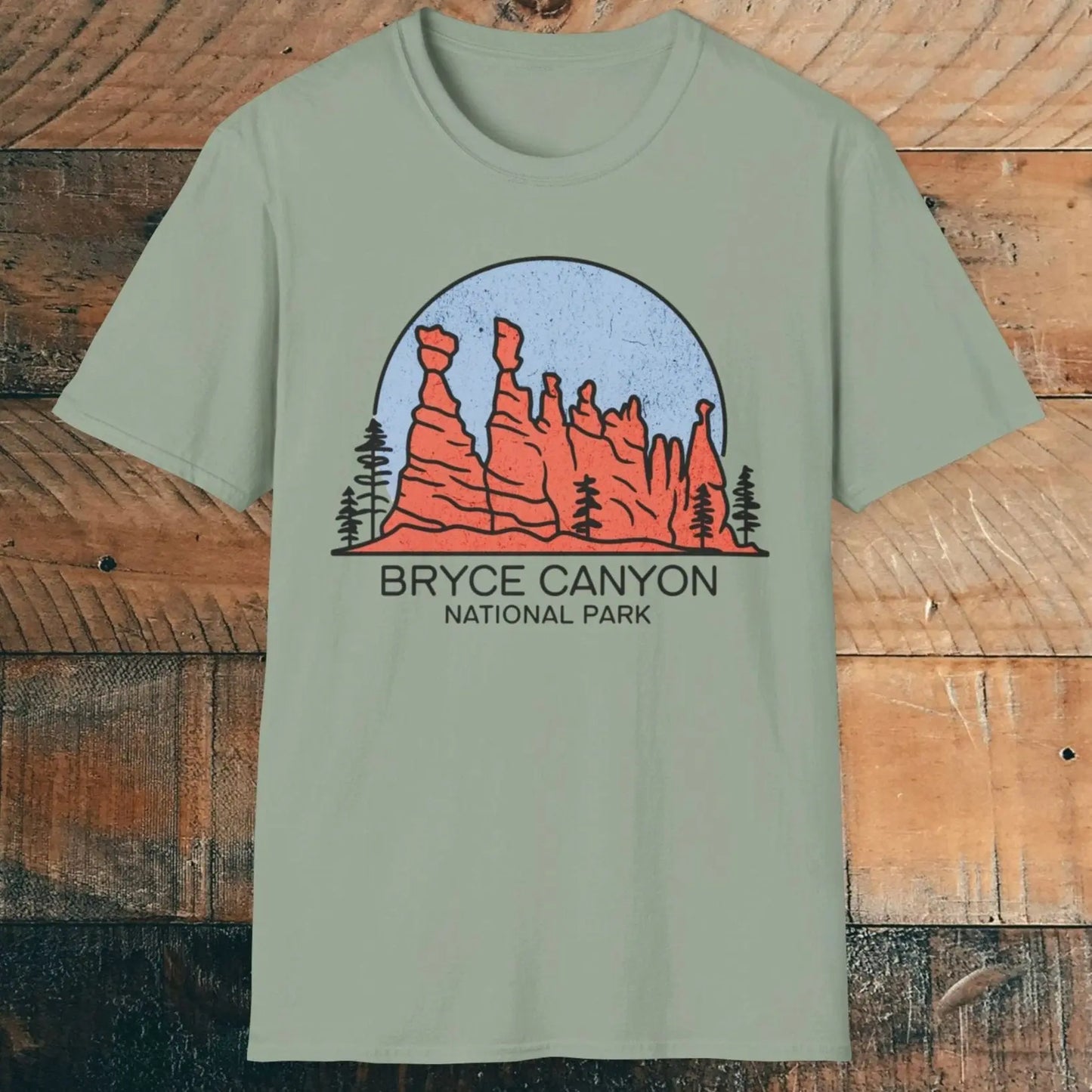 Bryce Canyon National Park Unisex Fit T-Shirt Utah Hoodoos Art - Park Service Apparel