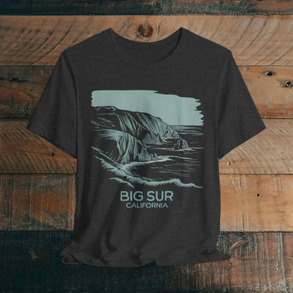Big Sur California Unisex Fit Soft T-shirt Nature Tee - Park Service Apparel