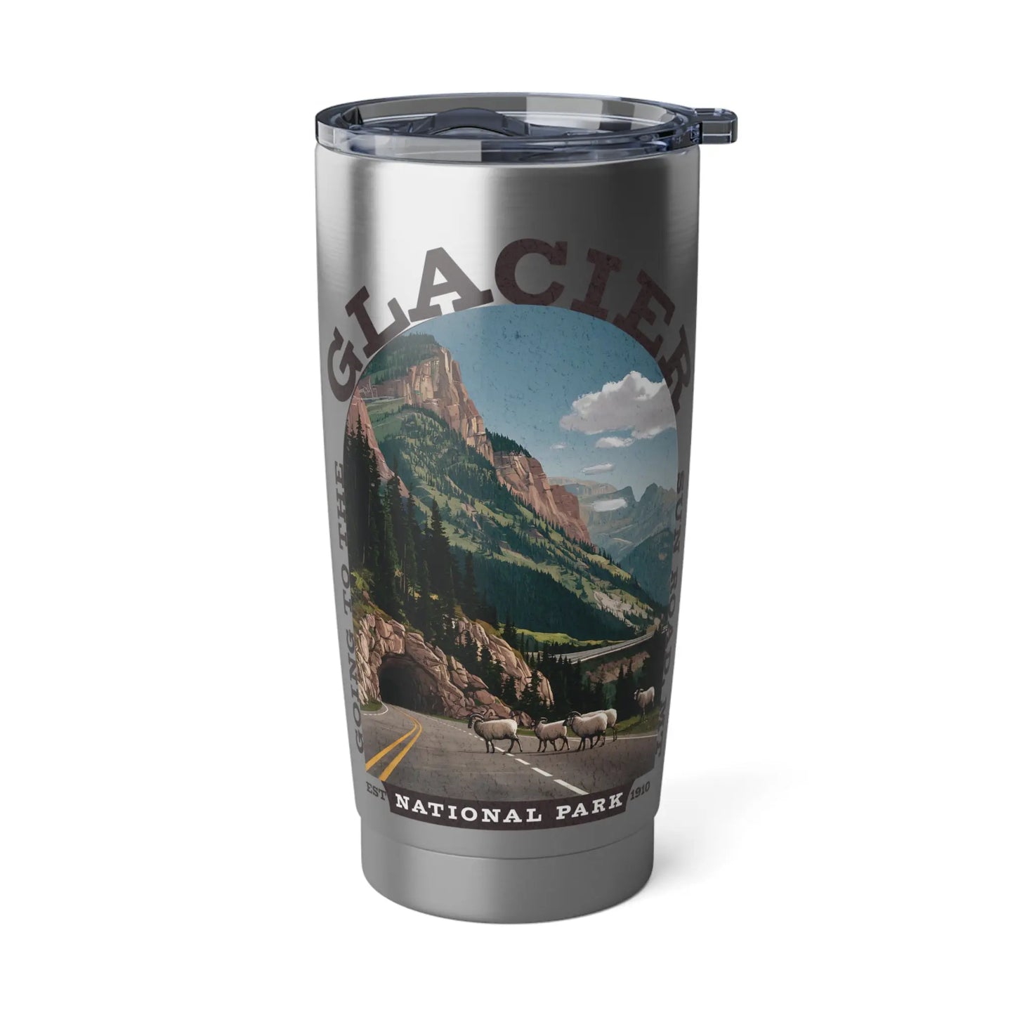 Glacier National Park Insulated 20oz Tumbler Going to the Sun Rd. - Park Service Apparel