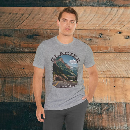 Glacier National Park Unisex Fit T-Shirt Going To The Sun Road Montana - Park Service Apparel