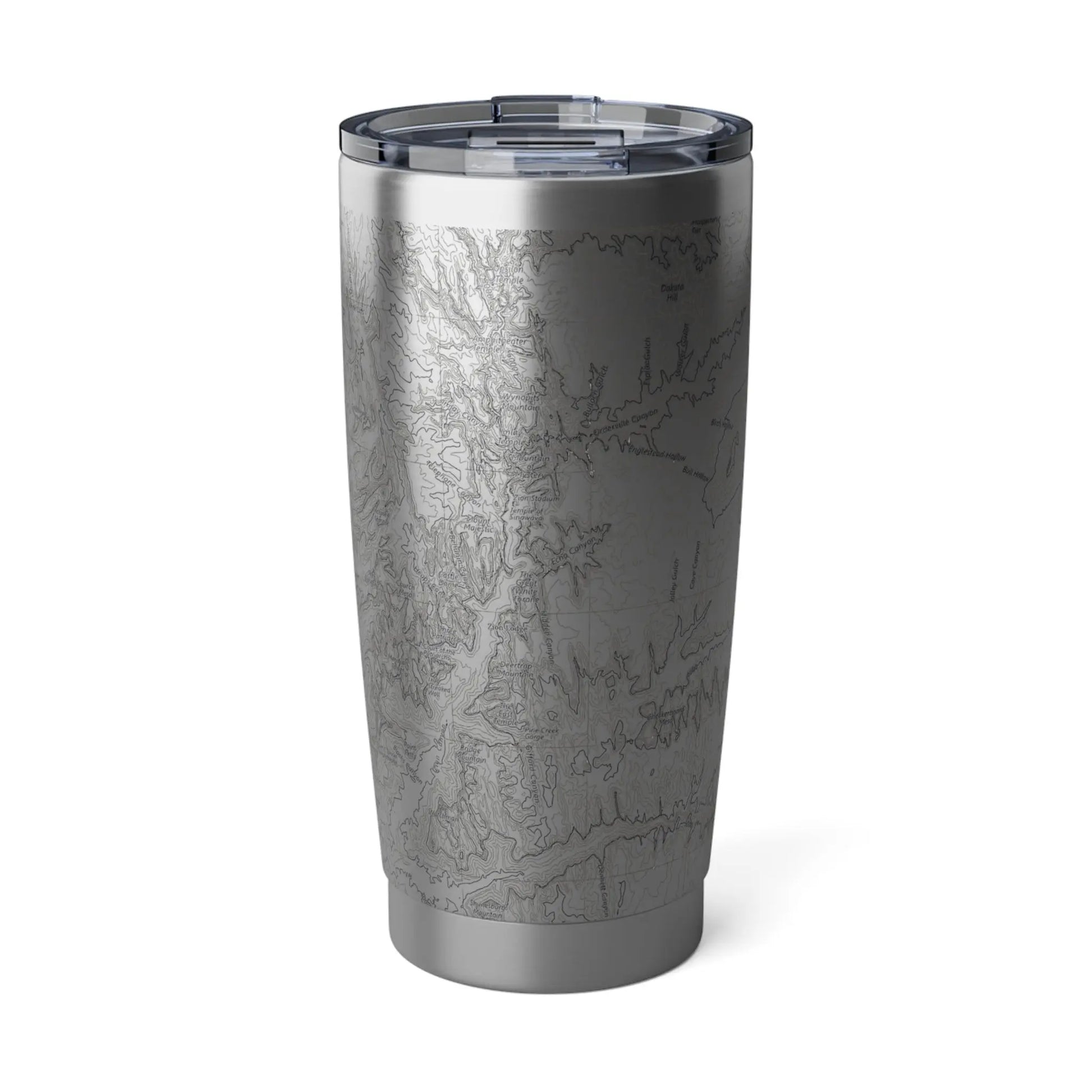 Zion National Park Topographic Tumbler 20oz  Spill Resistant Lid - Park Service Apparel