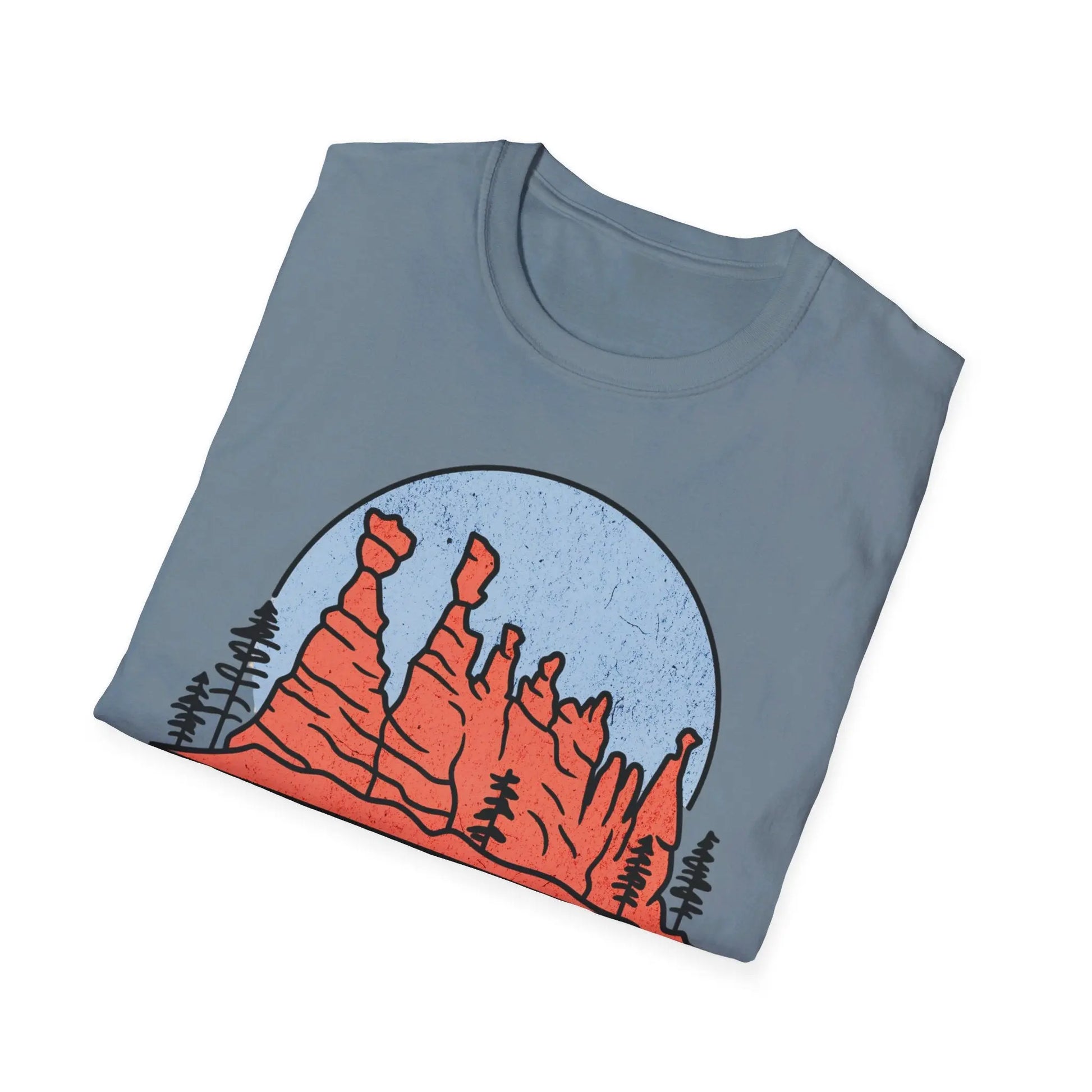 Bryce Canyon National Park Unisex Fit T-Shirt Utah Hoodoos Art - Park Service Apparel