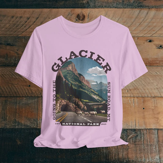 Glacier National Park Unisex Fit T-Shirt Going To The Sun Road Montana - Park Service Apparel