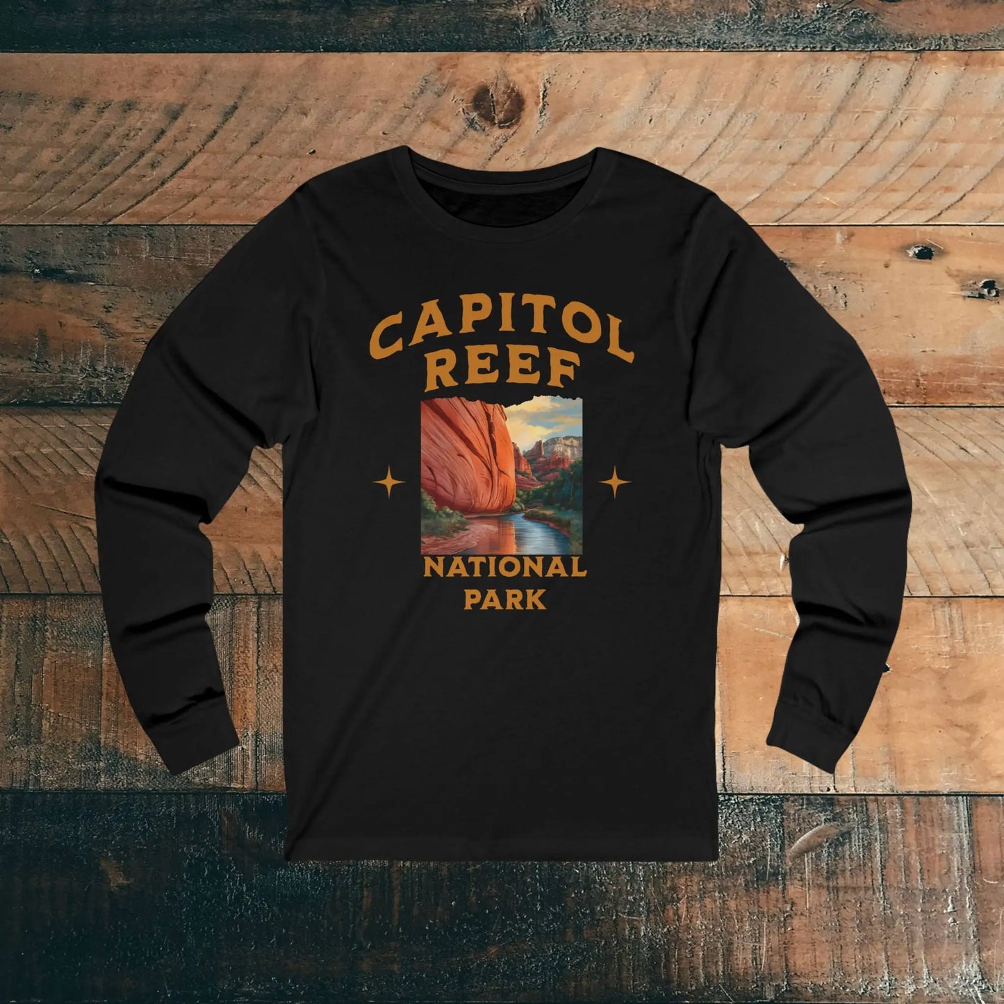 Capitol Reef National Park Unisex Fit Long Sleeve T-shirt Utah - Park Service Apparel