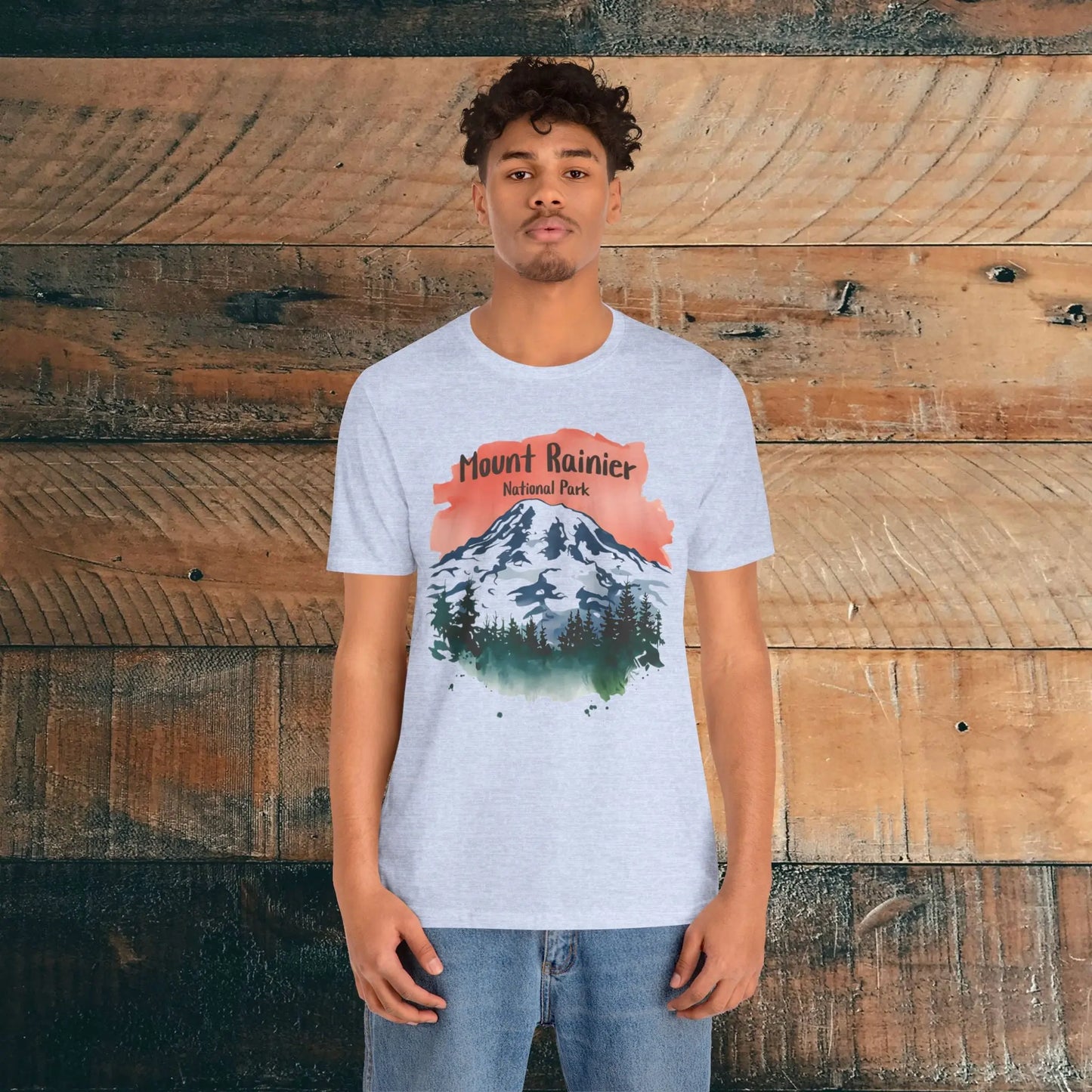 Mount Rainier National Park Unisex Fit Soft T-Shirt - Park Service Apparel