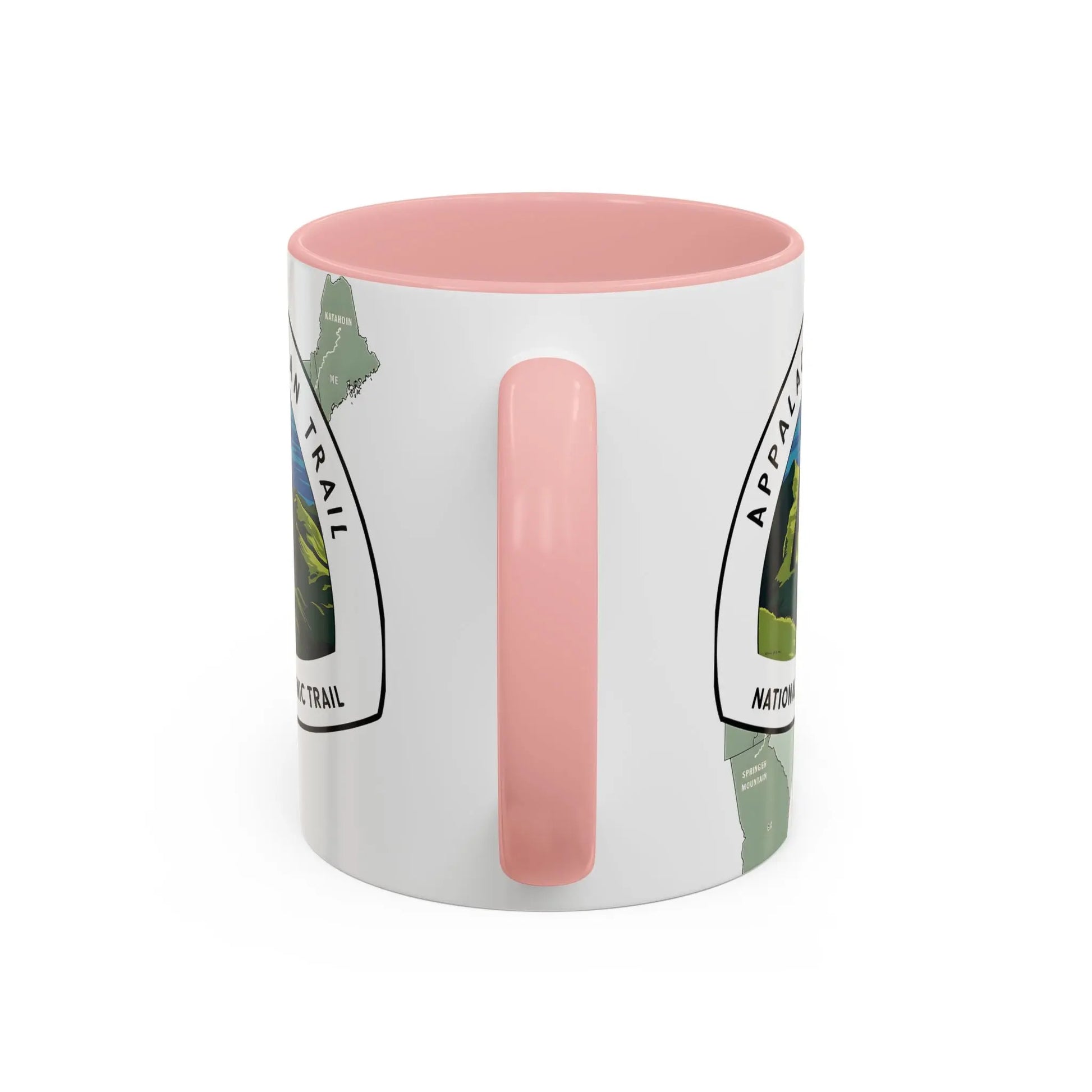 Appalachian National Scenic Trail Accent Coffee Mug 11oz 15oz Blue Black Pink Red - Park Service Apparel