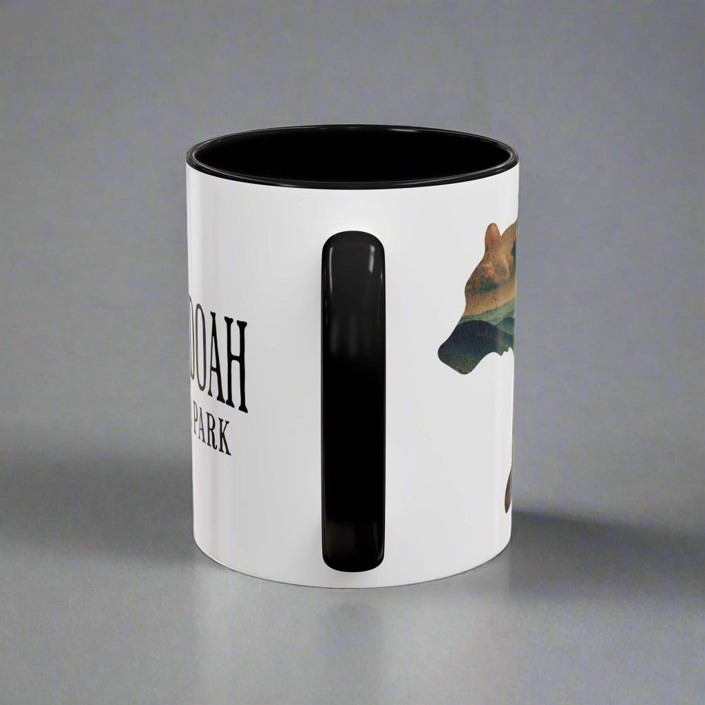 Shenandoah National Park Colored Coffee Mug 11oz 15oz Virginia Bear Cup Printify