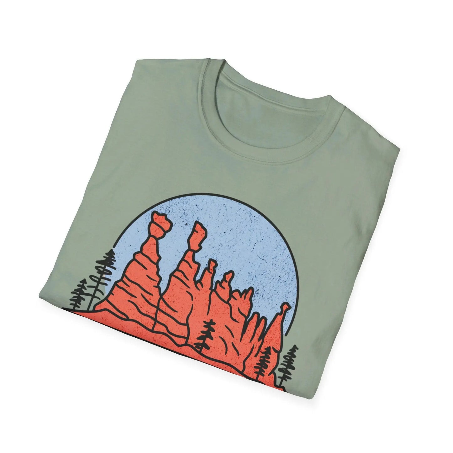 Bryce Canyon National Park Unisex Fit T-Shirt Utah Hoodoos Art - Park Service Apparel