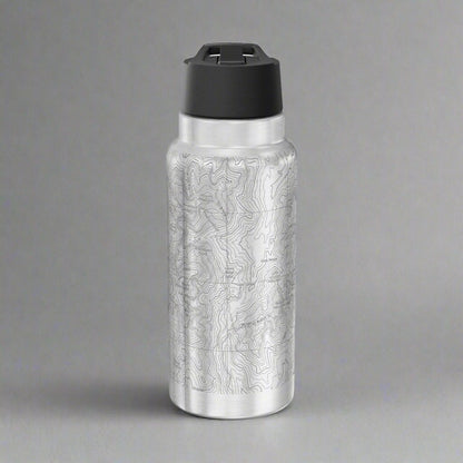 Mount Washington Topographic Insulated Water Bottle Tumbler 32oz Printify