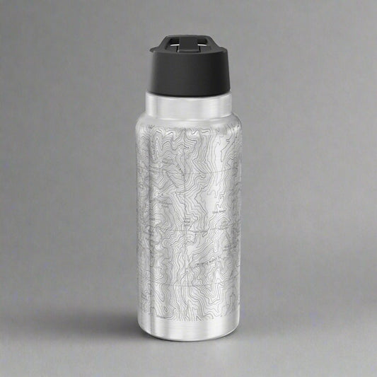 Mount Washington Topographic Insulated Water Bottle Tumbler 32oz Printify