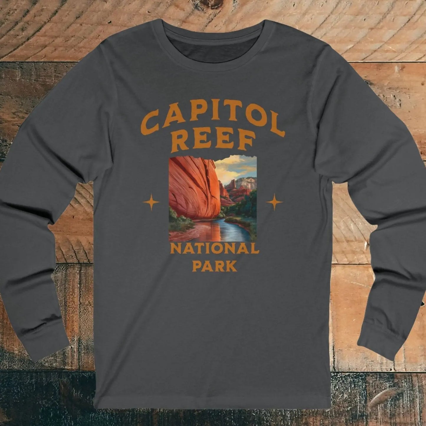 Capitol Reef National Park Unisex Fit Long Sleeve T-shirt Utah - Park Service Apparel