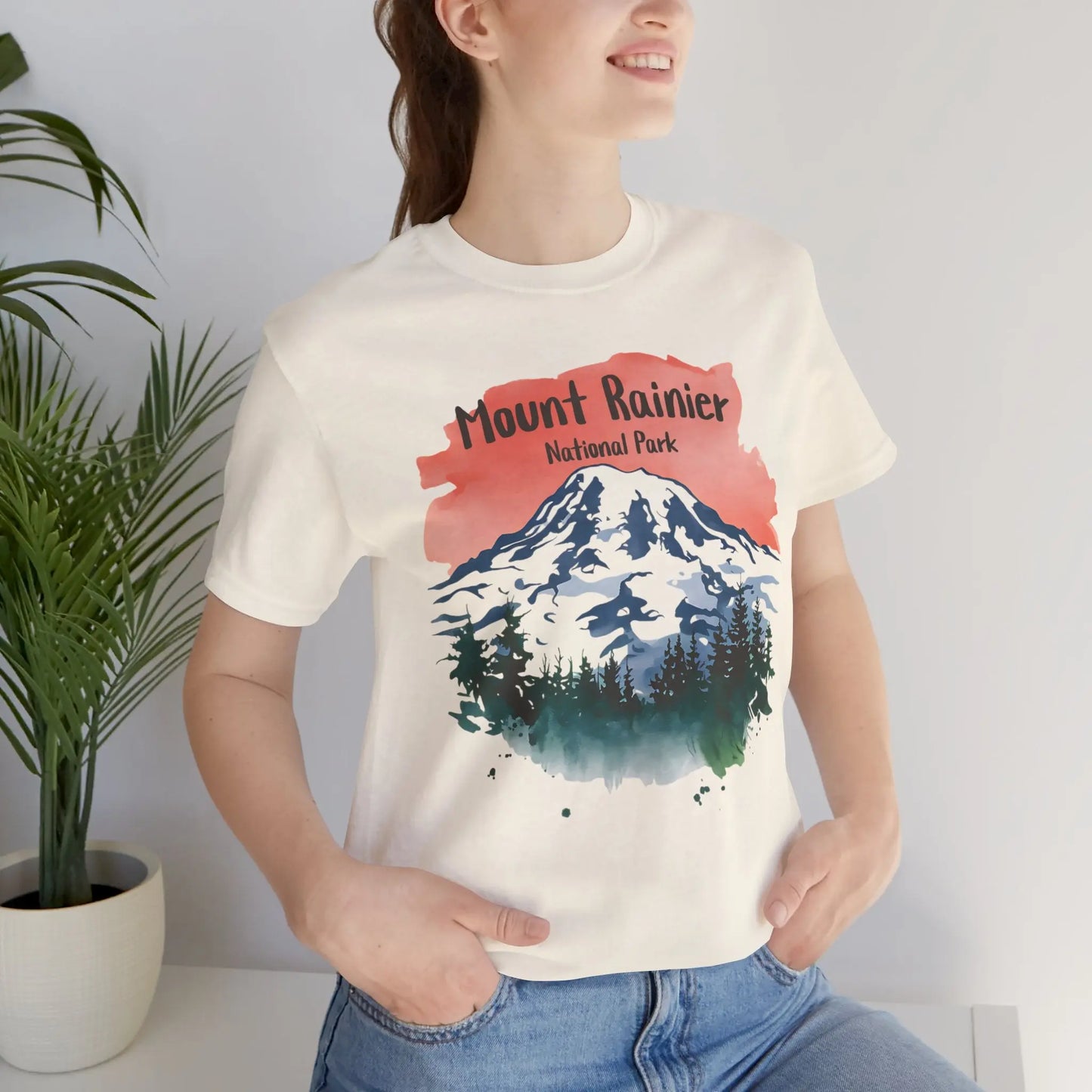 Mount Rainier National Park Unisex Fit Soft T-Shirt - Park Service Apparel