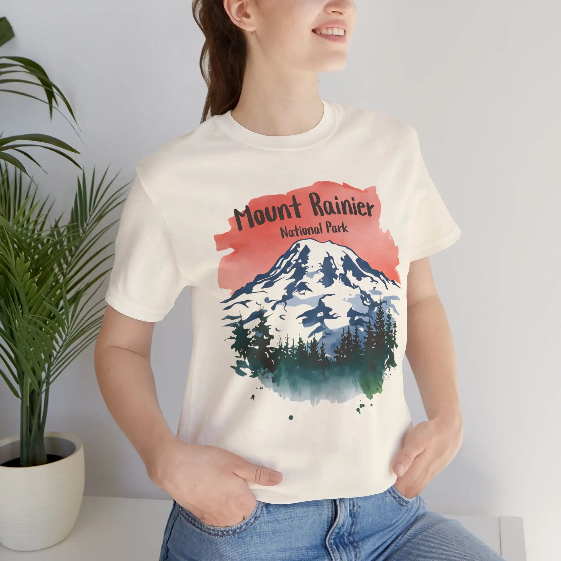 Mount Rainier National Park Unisex Fit Soft T-Shirt - Park Service Apparel
