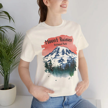 Mount Rainier National Park Unisex Fit Soft T-Shirt - Park Service Apparel