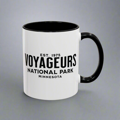 Voyageurs National Park Accent Coffee Mug 11oz 15oz Minnesota Wolf Blue Black Pink Red Outdoor Inspired Printify