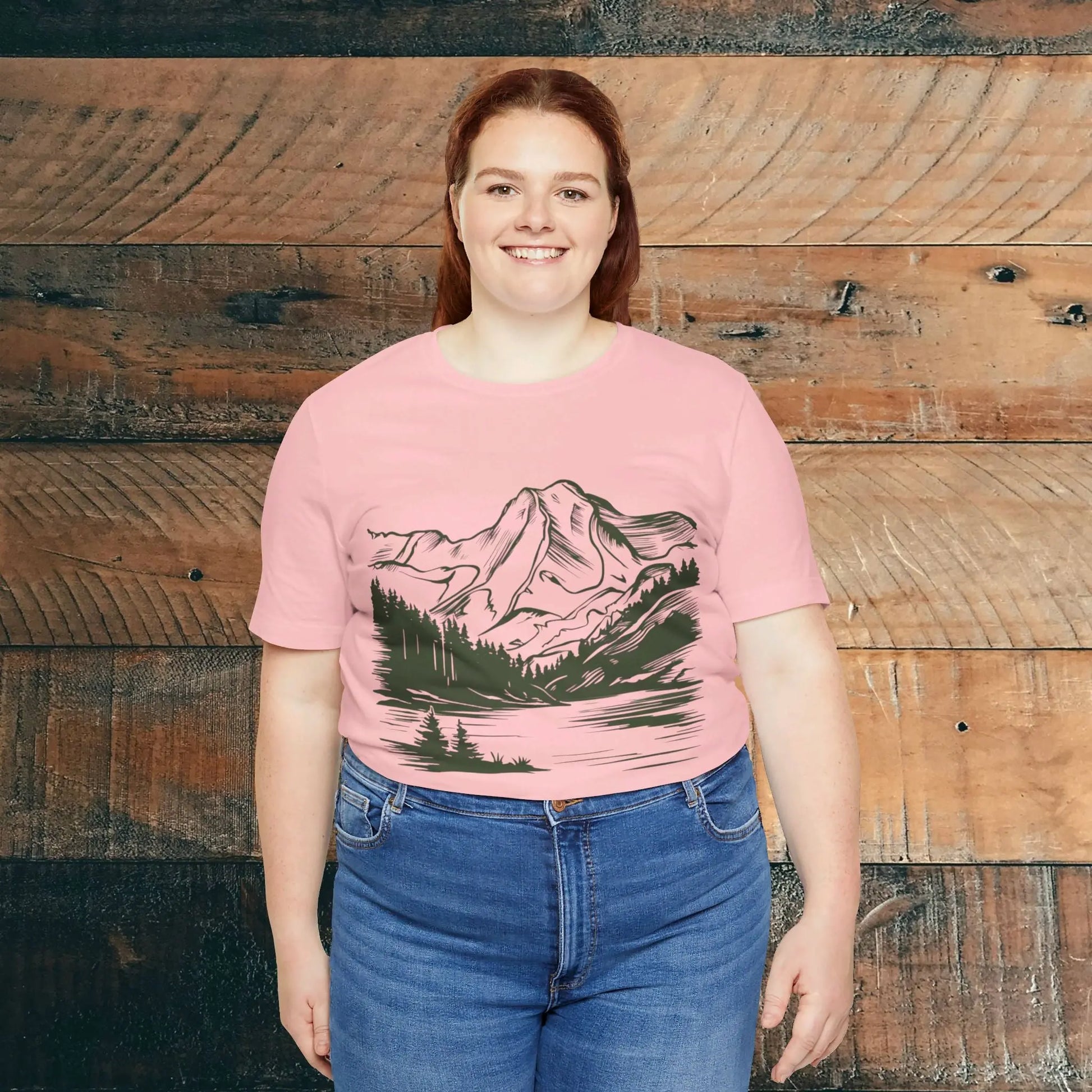 Olympic National Park Unisex Fit Soft T-Shirt Mountain View Coastal Art - Park Service Apparel