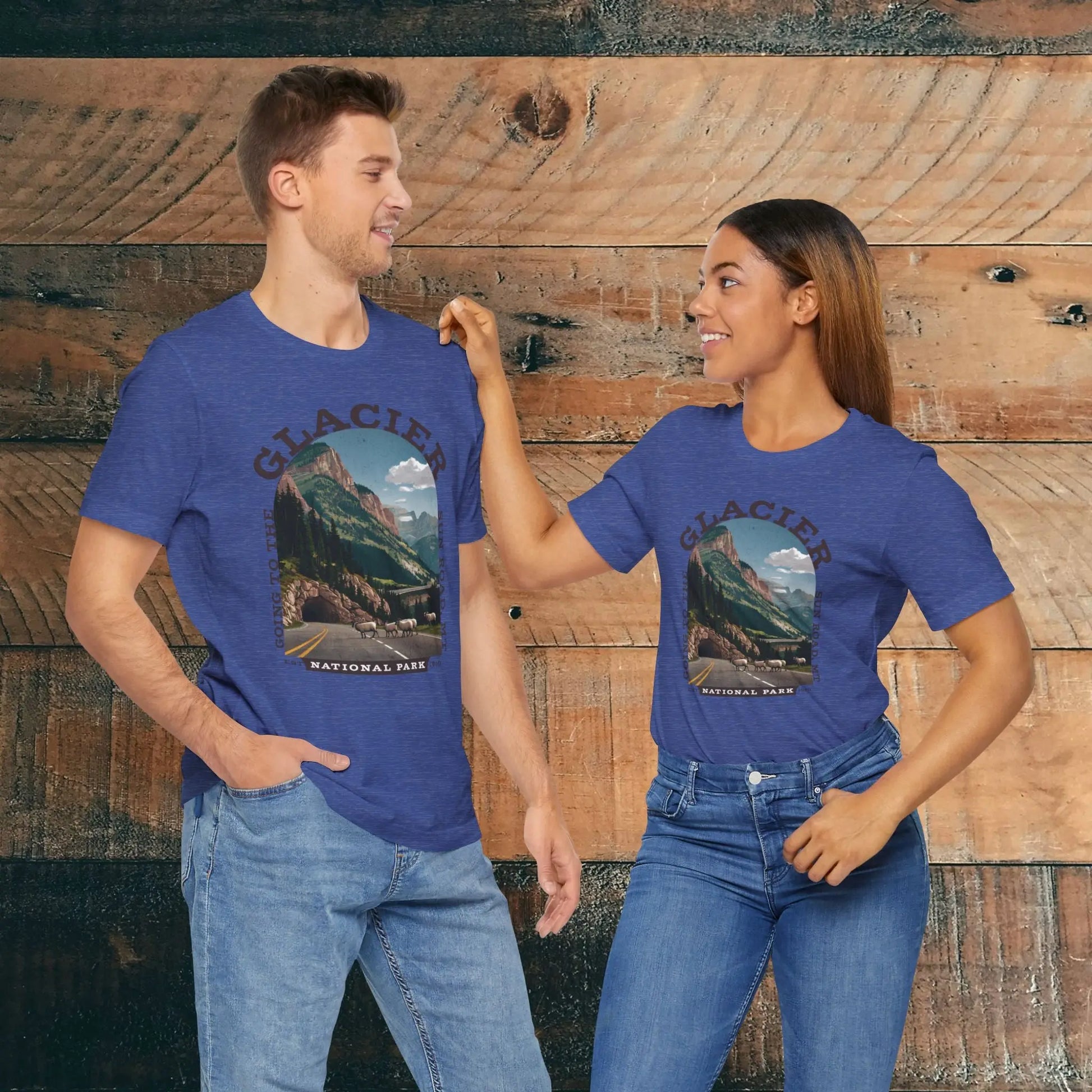 Glacier National Park Unisex Fit T-Shirt Going To The Sun Road Montana - Park Service Apparel