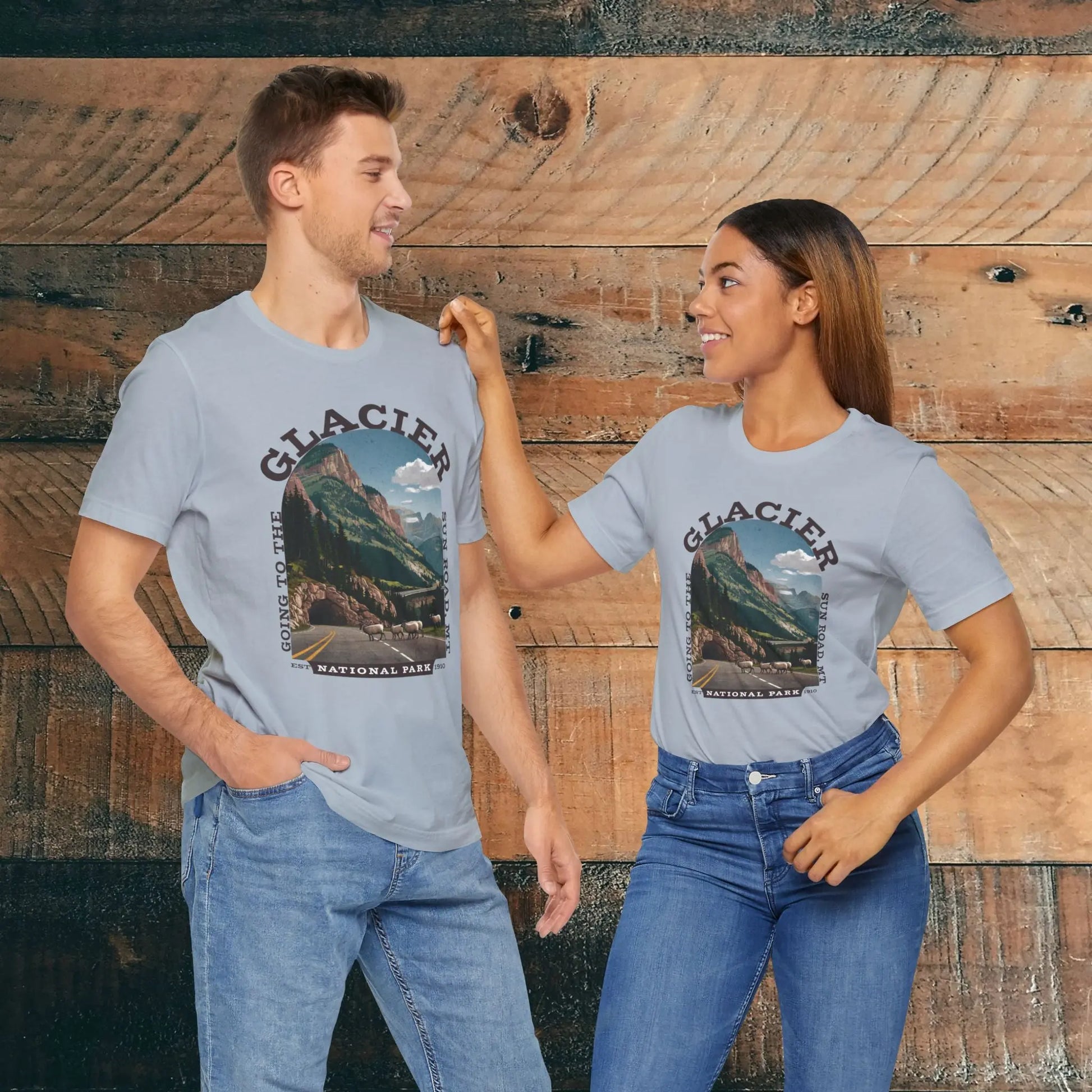 Glacier National Park Unisex Fit T-Shirt Going To The Sun Road Montana - Park Service Apparel