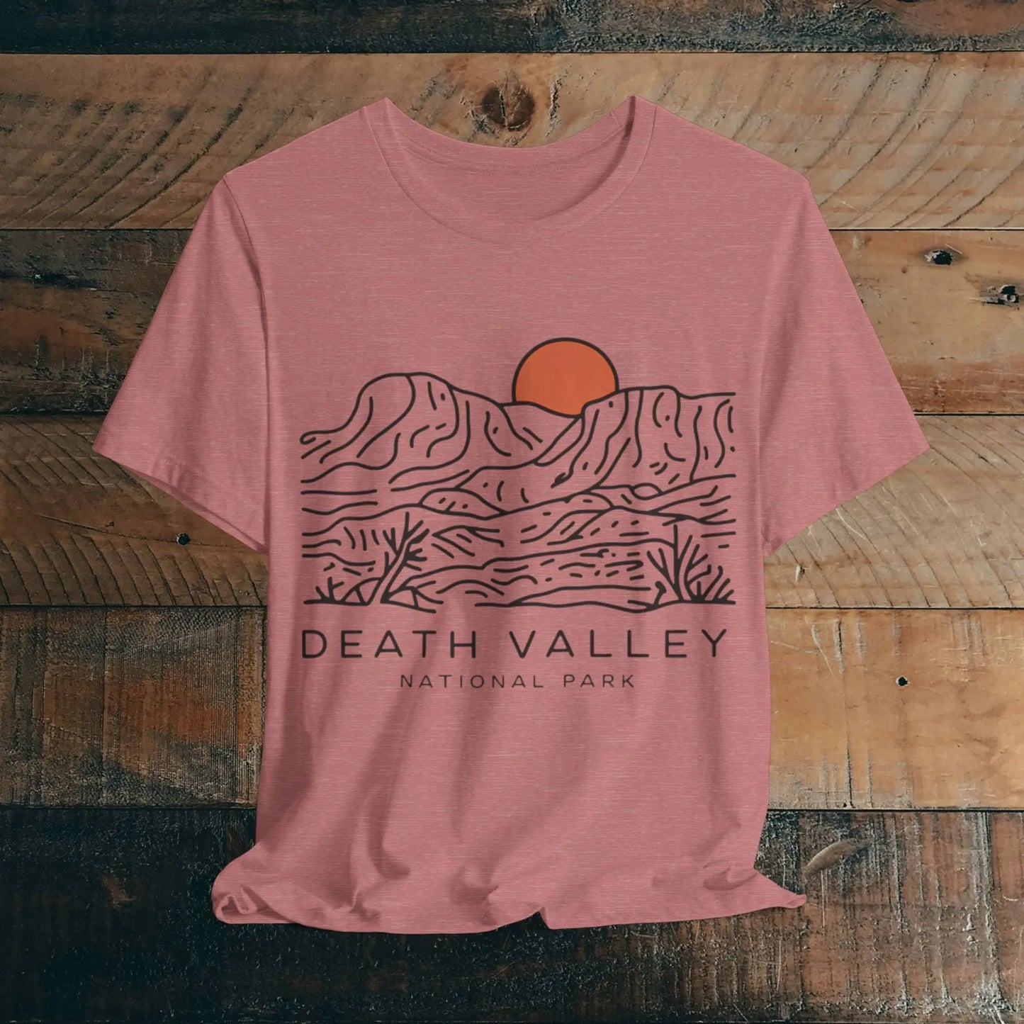 Death Valley National Park Desert Lines Unisex Fit Soft T-Shirt - Park Service Apparel