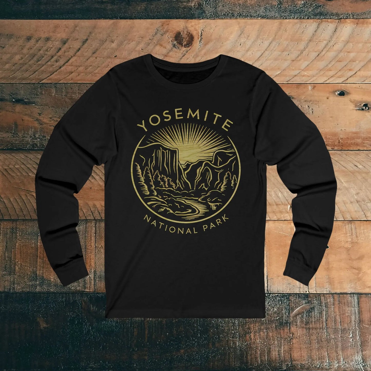 Yosemite National Park Unisex Fit Long Sleeve T-shirt Valley - Park Service Apparel