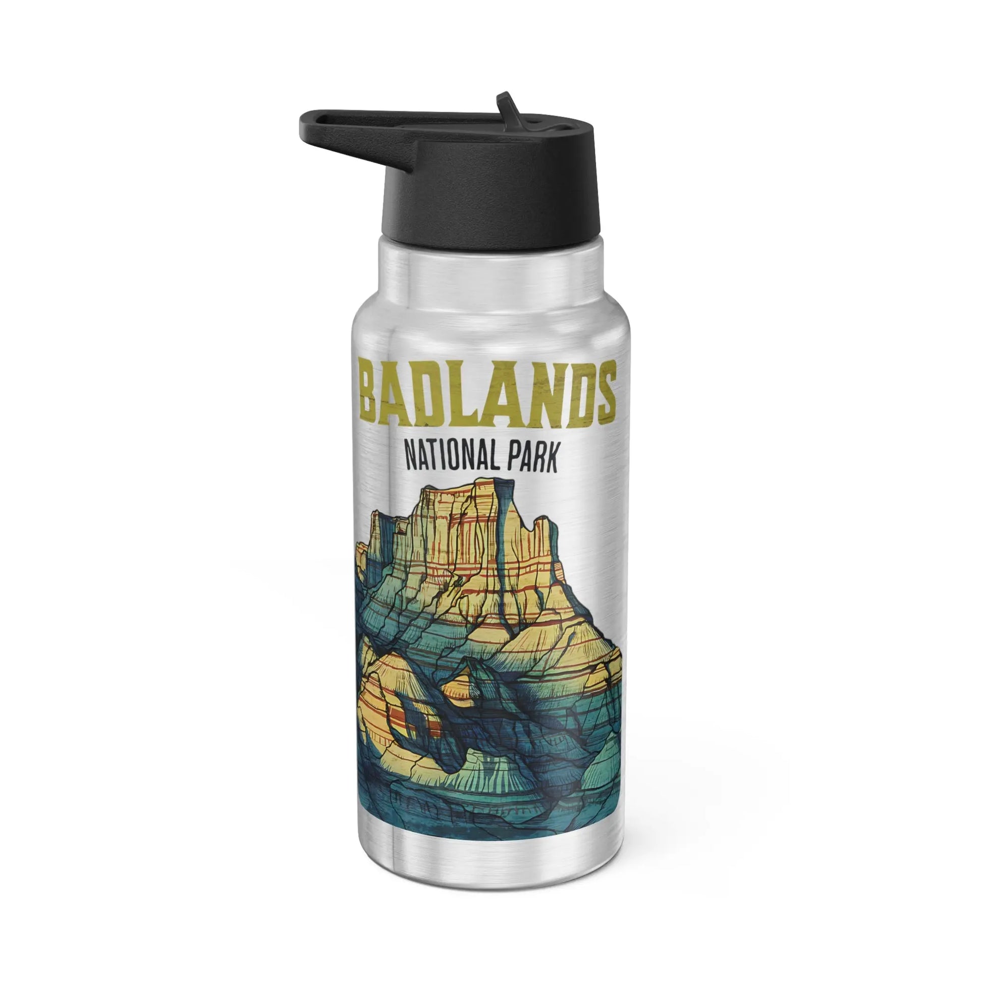 Badlands National Park Insulated Water Bottle Tumbler 32oz - Park Service Apparel