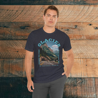 Glacier National Park Unisex Fit T-Shirt Going To The Sun Road Montana - Park Service Apparel