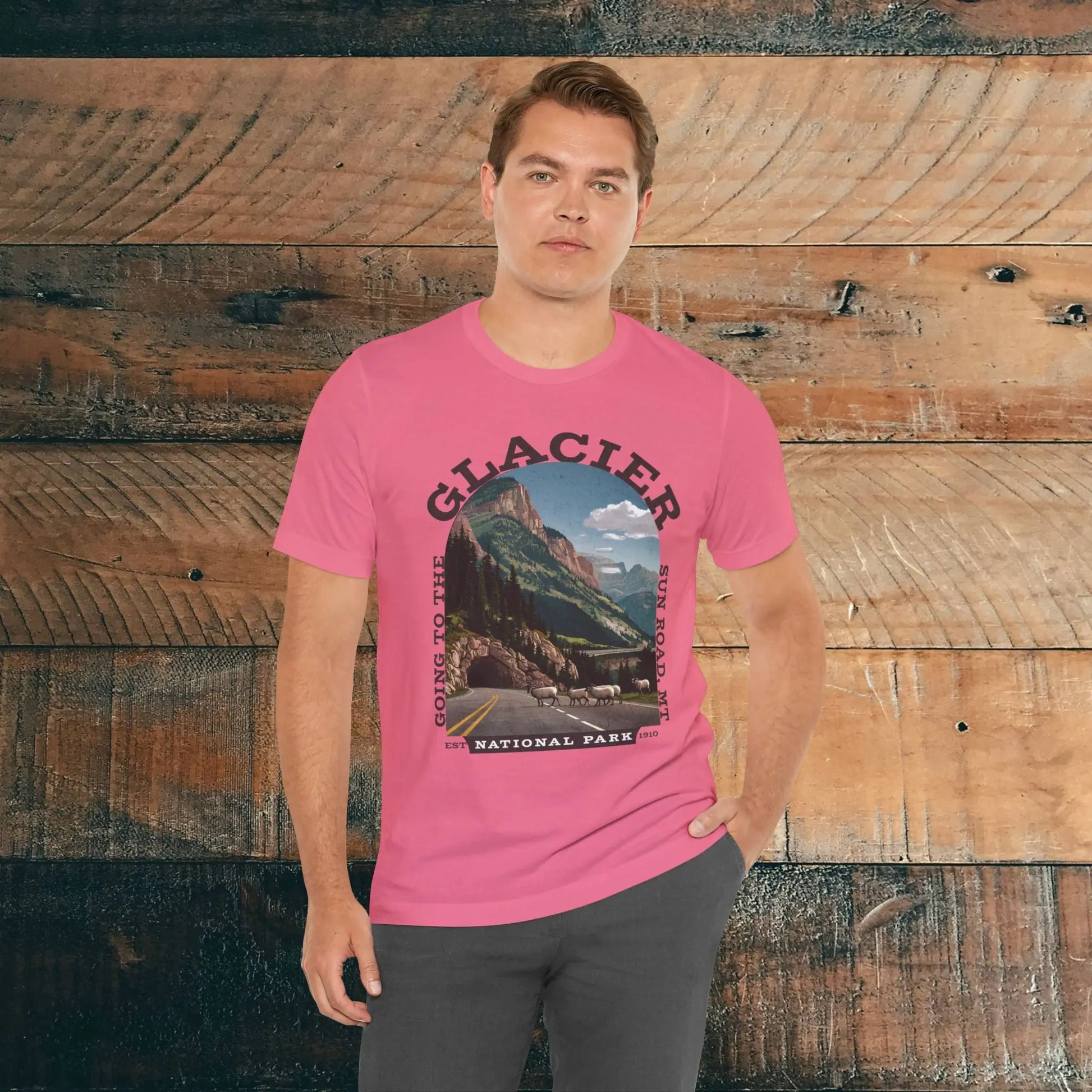 Glacier National Park Unisex Fit T-Shirt Going To The Sun Road Montana - Park Service Apparel