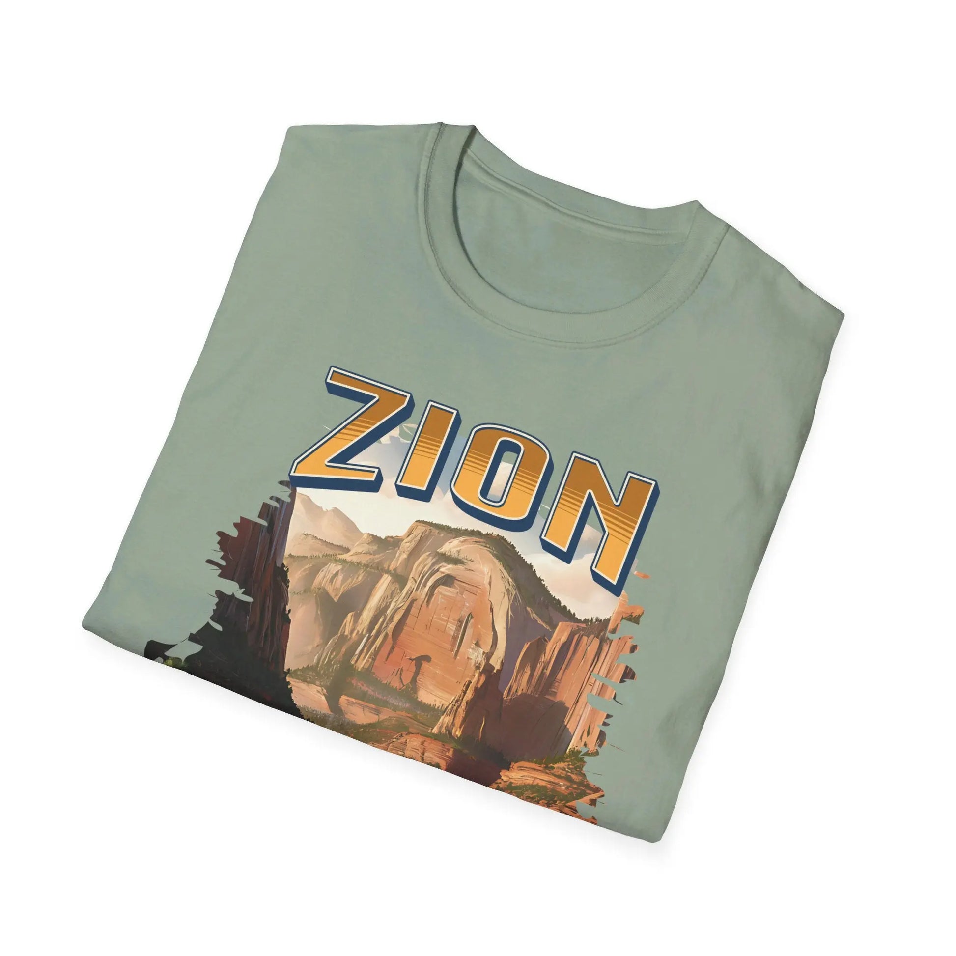 Zion National Park Unisex Fit Scenic T-Shirt Cotton Printify
